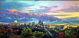 Salt Lake, City of Lights by Thomas Kinkade